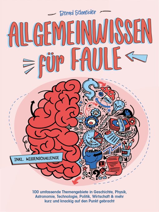 Title details for Allgemeinwissen für Faule--100 umfassende Themengebiete in Geschichte, Physik, Astronomie, Technologie, Kultur, Politik, Wirtschaft & vielem mehr kurz und knackig auf den Punkt gebracht--inkl. Quiz by Bernd Schneider - Wait list